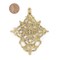 Brass Ethiopian Coptic Cross Pendant, African Abyssinian Design, Orthodox Christian Pendant for Jewelry, The Bead Chest